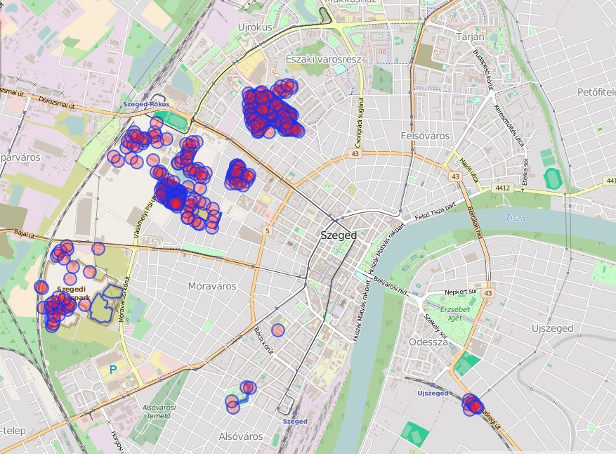 Map objects with source=Szeged ortofotó 2011